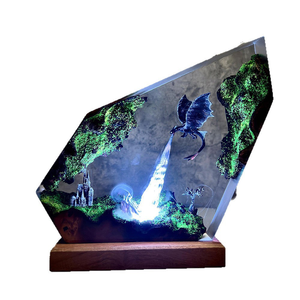《How to Train Your Dragon》 Toothless Photon Breath Resin Lamp