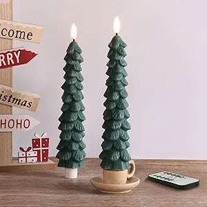 Christmas Tree Flameless Candle