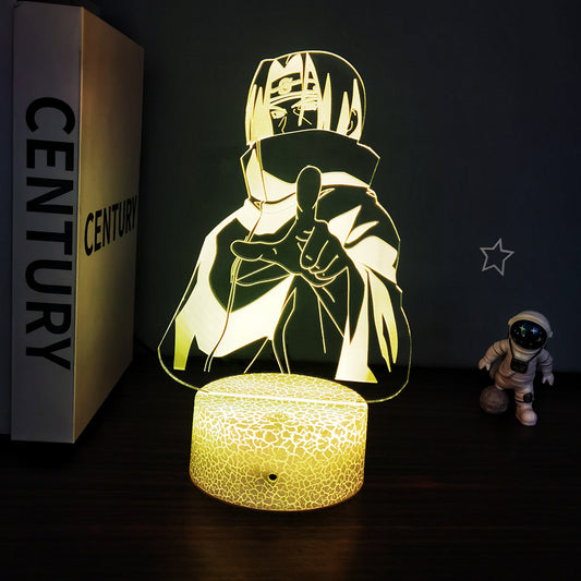 Naruto 3D night light LDE touch remote control