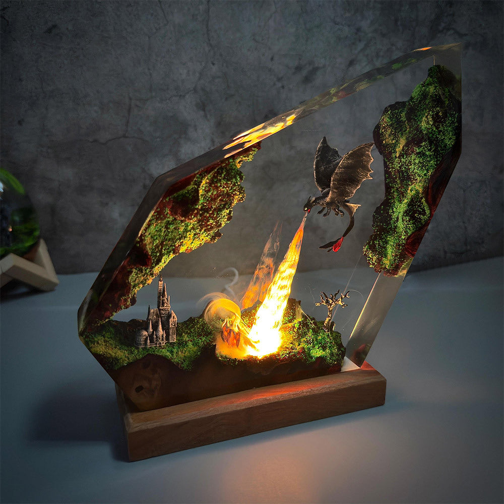 《How to Train Your Dragon》 Toothless Photon Breath Resin Lamp