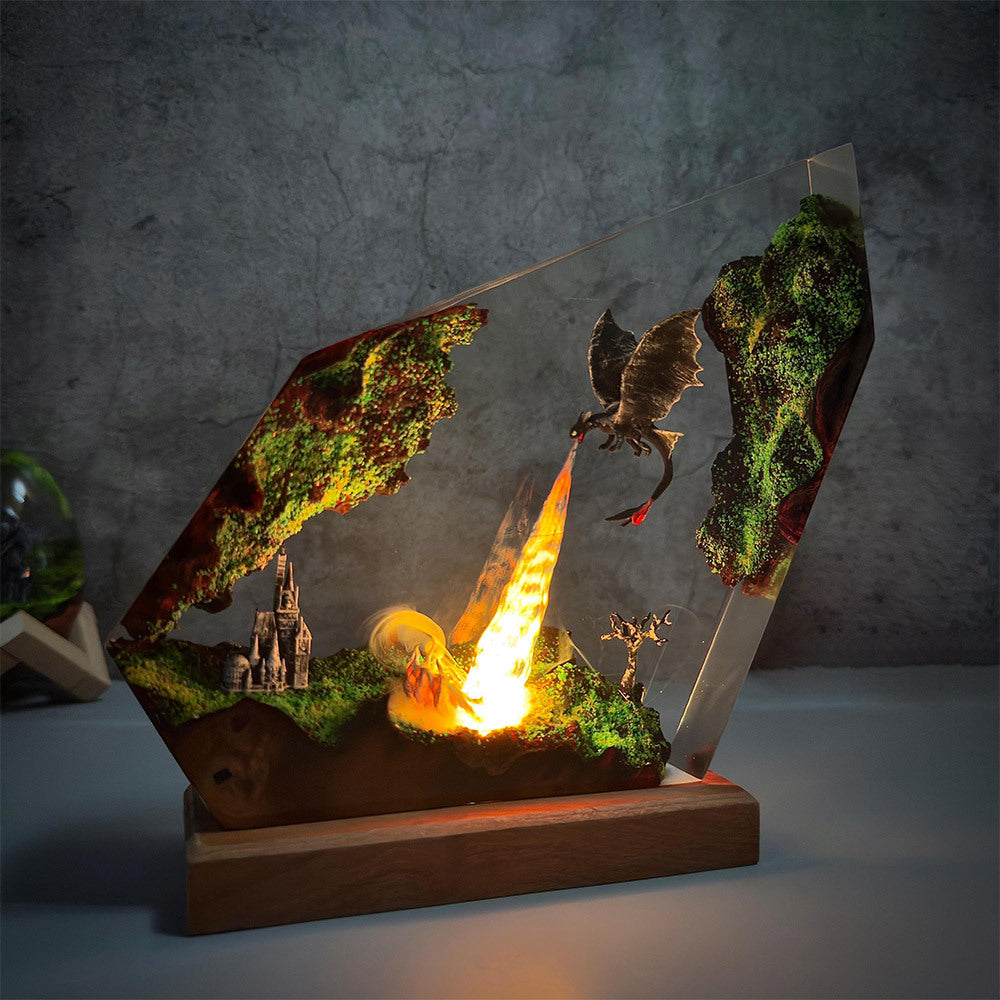 《How to Train Your Dragon》 Toothless Photon Breath Resin Lamp
