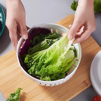 Salad Cutting Bowl