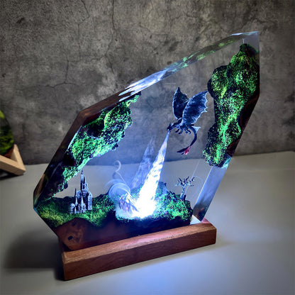 《How to Train Your Dragon》 Toothless Photon Breath Resin Lamp